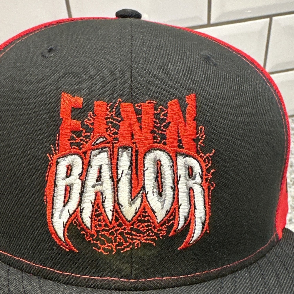 New Era WWE NXT "Finn Balor" The Demon‎ 59FIFTY Trucker Snapback Hat 7-1/8 RARE - Picture 10 of 11